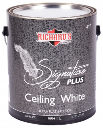 Richard's Paint Signature Ceiling Flat White 417