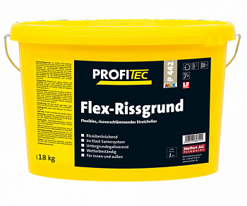 Грунт PROFI Tec P442  weiss Flex-Rissgrund, 18 кг