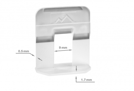 Система выравнивания плитки СВП Зажим 0,5 мм TLS-Profi 100 шт
