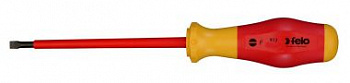 Отвертка диэлектрическая шлицевая SL3,5x0,8x100 FELO 913 035 90