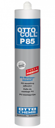 Профессиональный полиуретановый быстроотвердевающий монтажный клей OTTOCOLL P85 C16 PREMIUM(бежевый), 310мл
