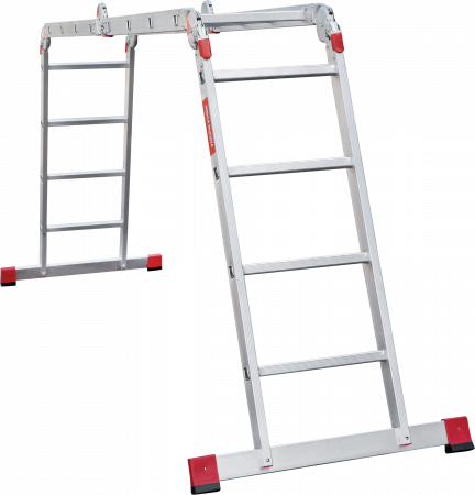 Профессиональная алюминиевая лестница-трансформер, ширина 400 мм NV3320 артикул 3320404