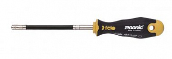 Отвёртка серия 429 Ergonic M-TEC с гибким стержнем под гайку 5х170 FELO 429 050 40