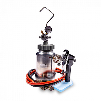 R8313 красконагнетательный бак 2 л с комплектом шлангов и краскораспылителя