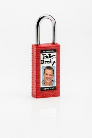 Замки Brady нейлоновые со стальной дужкой и удлиненным корпусом