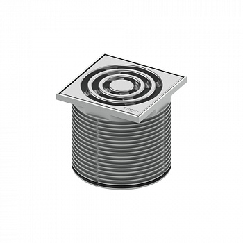 TECE  Декоративная решетка 100 мм в пластиковой рамке с монтажным элементом  3660001