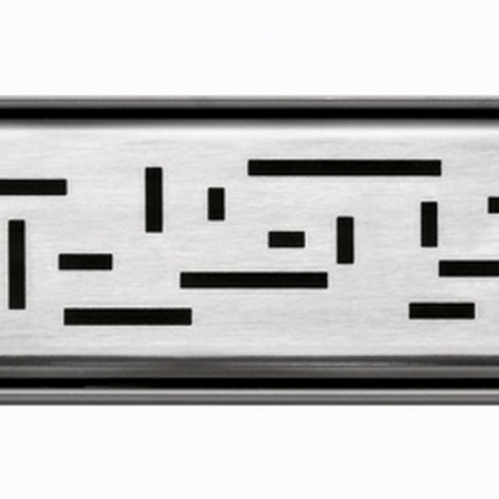 Решетка TECE TECEdrainline lines для слива из нержавеющей стали прямая Серебристый металлик 600921