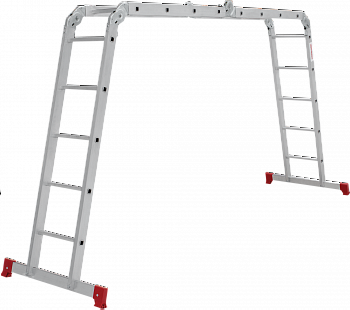 Лестница-трансформер алюминиевая, ширина 340 мм NV2320 артикул 2320245