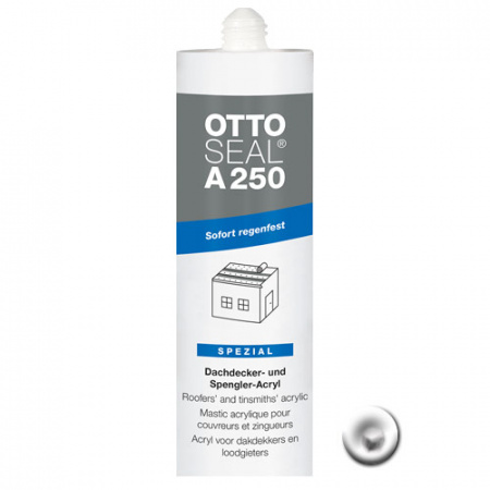 Профессиональный акрилат-сополимерный герметик для окон и кровли OTTOSEAL A250 С30(супер прозрачный), 310мл