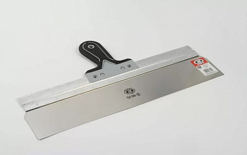 Шпатель с широким плотном, рукоятка пробка, толщина лезвия 0,5мм