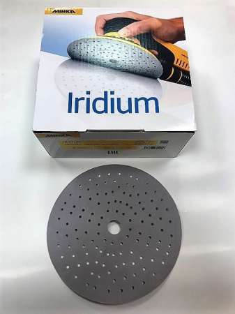 Шлифкруг 150мм IRIDIUM 121отв P80-600
