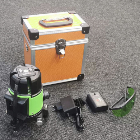 Лазерный 3D нивелир SHIJING 7265F 5 линий (зеленый луч)