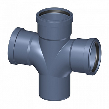 POLO-KAL  Шумопоглощающая крестовина для канализации 87,5°/180° 90/90/90  02847