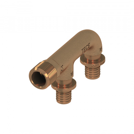 TECE  Двойное соединение 16 × Rp 1/2"  708608