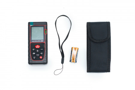 Лазерный дальномер (красная линия) 40 м.