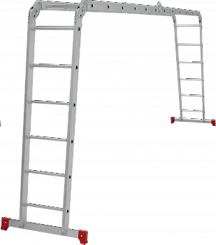 Лестница-трансформер алюминиевая, ширина 340 мм NV2320 артикул 2320406