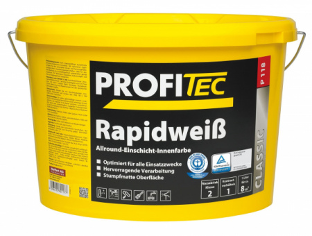 Краска PROFI Tec P118  weiss Rapidwei?,  5 л