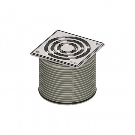 TECE  Декоративная решетка 100 мм в стальной рамке с фиксаторами с монтажным элементом  3660009