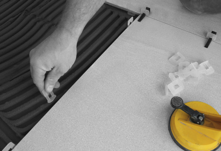 Система выравнивания плитки СВП Зажим 0,5 мм TLS-Profi 100 шт