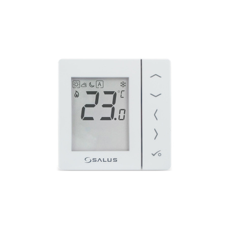 SALUS EXPERT  Проводной электронный терморегулятор 220В белый  VS35W