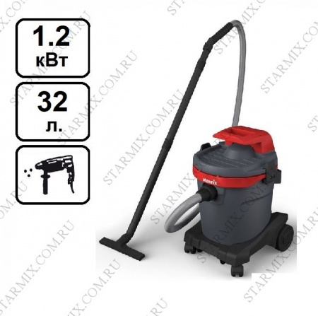 Строительный пылесос Starmix NTS eSwift A 1232 EHB (арт. 016528)