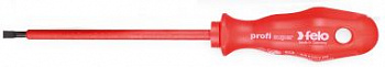 Отвёртка диэлектрическая, серия 613, SL 8,0х1,6х200 FELO 613 090 90