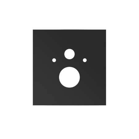 TECE  Нижняя панель TECElux для установки стандартного унитаза черный  9650105