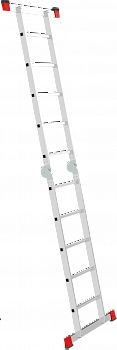 Профессиональная алюминиевая двухсекционная шарнирная лестница NV3310 артикул 3310205