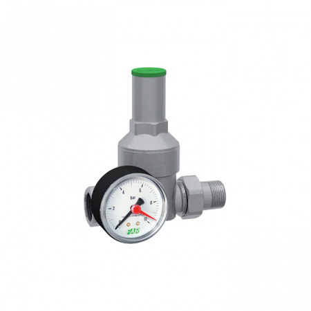 FAR  Редуктор давления с манометром, хромированный 3/4"  FA 2835 34