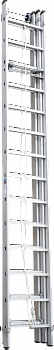 Индустриальная алюминиевая трехсекционная тросовая лестница NV5250 артикул 5250314