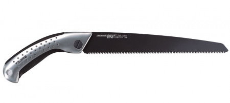 Ручная пила TAJIMA ALUMINIST, с черным полотном, 240 мм, в поясном чехле ALSA240