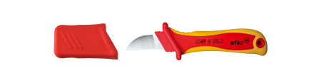 Нож Wiha для снятия изоляции с прямым лезвием