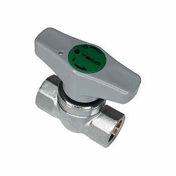 TECO  TOP ENTRY Запорный кран прямая версия с резьбой F/F и ручкой управления DN20 F3/4”  T4041400