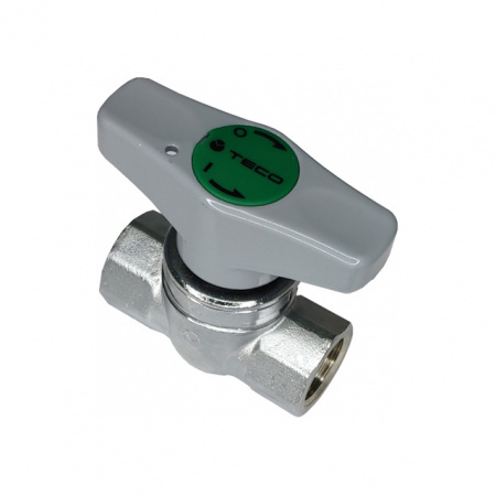 TECO  TOP ENTRY Запорный кран прямая версия с резьбой F/F и ручкой управления DN20 F3/4”  T4041400