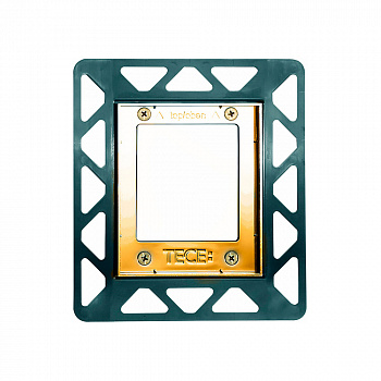 TECE TECEloop  Монтажная рамка для установки стеклянных панелей TECEloop или TECEsquare Urinal на уровне стены позолоченные  9242648