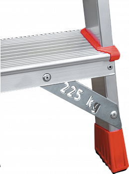 Профессиональная алюминиевая стремянка с органайзером NV 3115 артикул 3115104