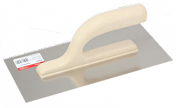 Гладилка нержавеющая 270х130 мм ручка из стекловолокна, CORTE