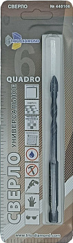 Сверло универсальное квадро 6мм 440106