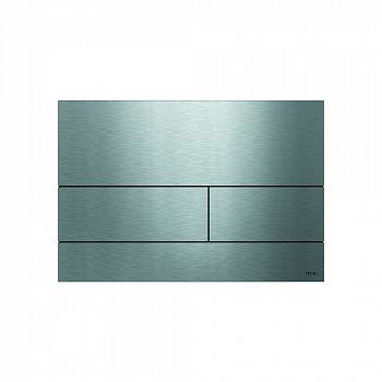 TECE TECEsquare II  панель смыва с двумя клавишами металлическая Сатин 9240830