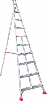 Индустриальная алюминиевая садовая стремянка NV3197 артикул 3197110
