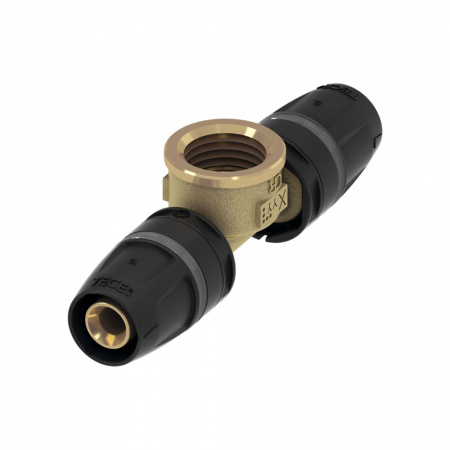 TECE  Тройник 90° с внутренней резьбой, латунь 25 x Rp 3/4" x 25  8610404