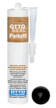Профессиональный акрилатный герметик для паркета и ламината OTTOSEAL Parkett A221 C6118 (черный дуб), 310мл