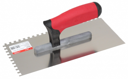 Гребёнка нержавеющая 270х130 мм зуб 6х6 мм с профессиональной ручкой, CORTE