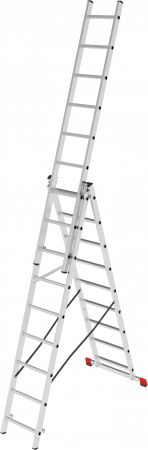Лестница алюминиевая многофункциональная трехсекционная NV2230 артикул 2230309