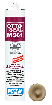 Фасадный структурированный клей-герметик на основе STP -полимеров OTTOSEAL M361 С3180 (песчано-бежевый), 310мл