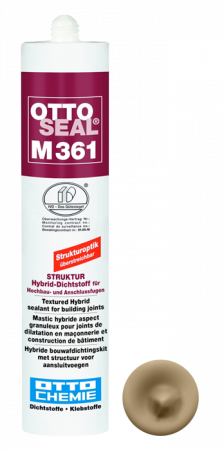 Фасадный структурированный клей-герметик на основе STP -полимеров OTTOSEAL M361 С3180 (песчано-бежевый), 310мл
