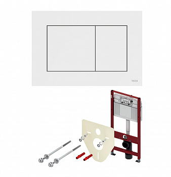 TECE  Комплект TECEbase для установки подвесного унитаза с панелью смыва ТЕСЕnow панель смыва белая  K400400