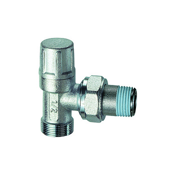 FAR  Хромированный угловой запорный  вентиль НР 1/2"  FV 1100 C12