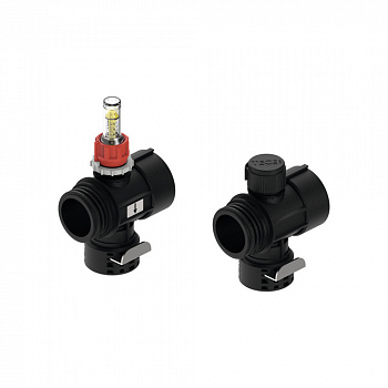 TECE  Модули подающей и обратной линий пластикового промышленного коллектора TECEfloor 1 отопительный контур 180 мм  77390113