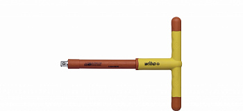 Изолированная Т-образная рукоятка Wiha с переходником для торцевого ключа